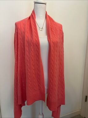 Lilly Pulitzer Cable-Knit Shawl Cardigan